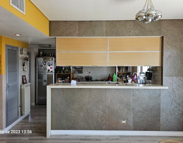 TORRES DOLFIN – COLOCACION DE PIEDRA NATURAL FLEXIBLE TERRACOTA